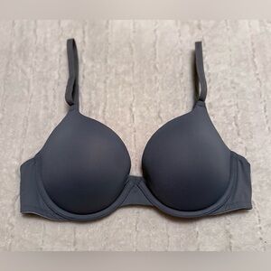 PINK By Victoria’s Secret Very Sexy Wear Everywhere Gray & Pink Push-Up Bra 36C